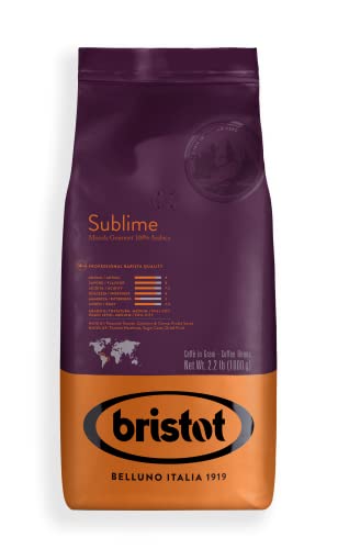 Bristot Kaffee Espresso - Sublime 100% Arabica, 1000g Bohnen