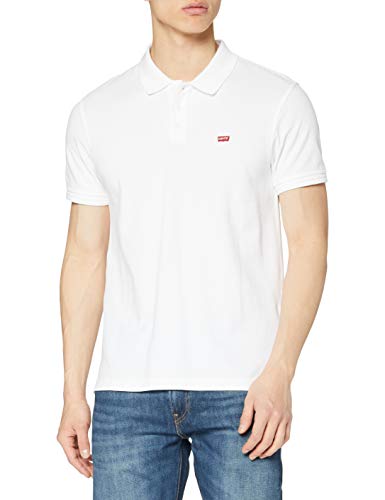 Levi's Herren Housemark Polo Poloshirt, White +, L