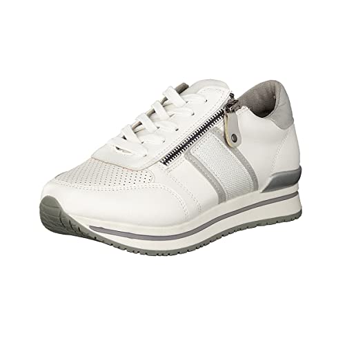 JANE KLAIN Damen Schnür-Sneaker (Weiß, eu_Footwear_Size_System, Adult, Women, Numeric, medium, Numeric_39)