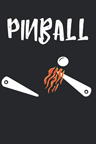 Pinball Flipper Automat: Notizbuch A5 Liniert 120 Seiten Cooles Pinball Geschenk für Pinball Spieler Geschenkidee Notizheft