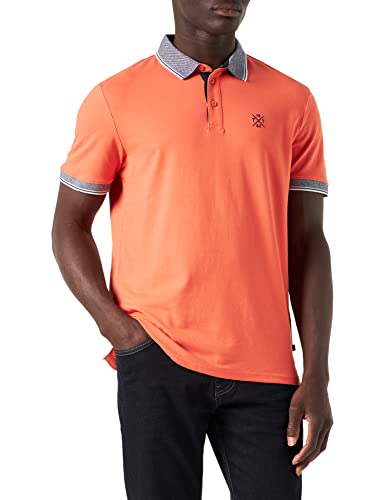 TOM TAILOR Herren Basic Piqué Poloshirt 1030625, 11834 - Soft Peach Orange, L