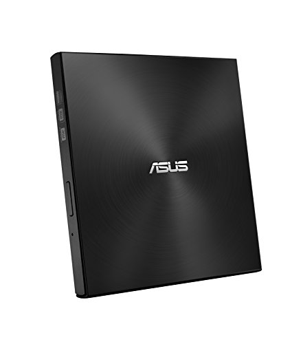 Asus ZenDrive U7M externer DVD-Brenner (für Apple MacBook & Windows PCs/Notebooks, inkl. 2x M-Disk Rohlingen, Brennsoftware & Nero Backup App, M-Disc Support, USB 2.0) schwarz
