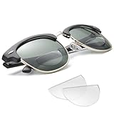 SKYWAY Bifokallinse zum Aufkleben,Verwandelt Sonnenbrillen,Schutzbrillen oder Brillen Sofort in Vergrößerte Lesegeräte,Bifokale Sonnenbrille,Wiederverwendbar,Kein Wasser Erforderlich,3.0 Dioptrien