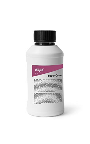 Lederfarbe für Naturleder, Sythetik und Textil. Entwickelt Super Color Kaps 500ml, Lavagrau 147