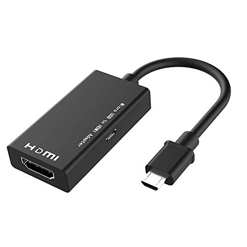 Lovearn MHL zu HDMI HDTV-Adapter, Micro-USB zu HDMI 1080P Video-Grafikkonverter für Android-Smartphones und Tablets mit MHL-Funktion