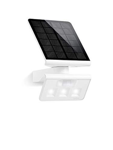 Steinel LED Solarleuchte XSolar L-S ONE weiß, Wandlampe, Bewegungsmelder, Nachtlicht, Gartenlampe Solar, 2500 mAh Akku