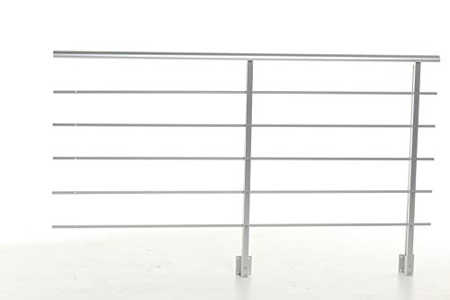 DOLLE Geländer-Set mit Handlauf aus Aluminium PAB 91 - Balkongeländer - Treppengeländer - Ergänzungspackung (66,99€/m) für Innen und Außen