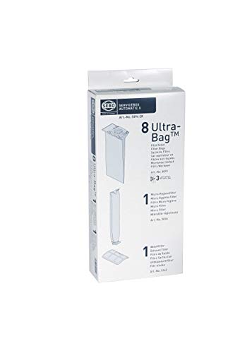 Sebo 5094ER Service-Box (Filtertüten und Mikrofilter) für Sebo Automatic X/XP inkl. 8 Ultra Bags 3-lagig, 1 Micro-Hygienefilter und 1 Abluftfilter