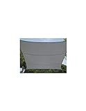 Perel GSS4500PEC Wasserdurchlässiges Sonnensegel - Viereck, Dunkelgrau, 500 x 500 x 500 cm