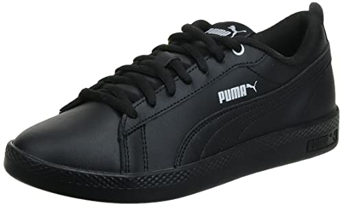 PUMA Damen Smash WNS v2 L Sneaker, Black Black, 38.5 EU