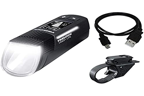 Trelock Unisex – Erwachsene Ls 660 Igo Vision Lite Beleuchtungsset, schwarz, Einheitsgröße