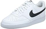Nike Herren Court Vision Low Better Basketballschuh, White Black White, 47.5 EU