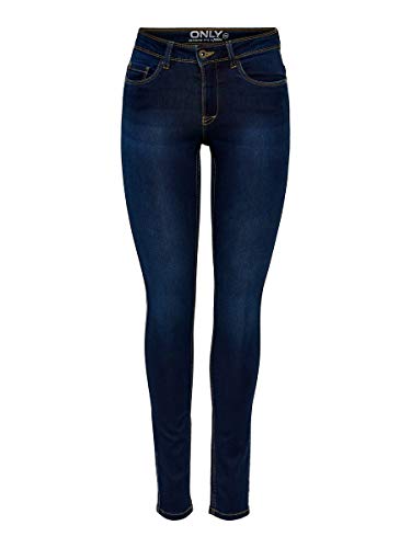 ONLY Damen Jeans Ultimate King 15077791 Dark Blue Denim S/32
