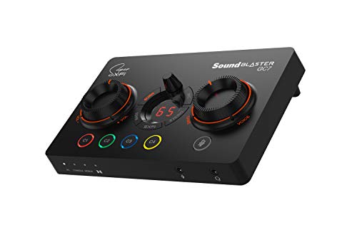 Creative Sound Blaster GC7 Game Streaming DAC Amp mit Programmierbaren Tasten, 7.1 Virtual Surround, Battle Mode, Scout Mode, GameVoice Mix, Dolby Audio, kompatibel mit PC, PS4/PS5, Nintendo Switch
