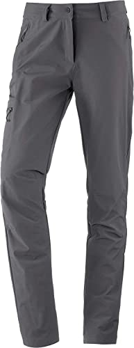 Schöffel Damen Pants Ascona, leichte und komfortable Wanderhose für Frauen, vielseitige Outdoor Hose mit optimaler Passform und praktischen Taschen, asphalt, 38