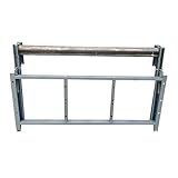 RHANA Hängender Balkon-Klapptisch Metall-Aluminiumrahmen für Zaun/Geländer/im Freien, platzsparend, 8 Größen (Color : A, Size : 120X37X9cm) Interesting Life