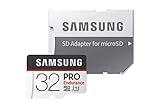 Samsung MB-MJ32GA/EU PRO Endurance 32 GB microSDHC UHS-I U1 Speicherkarte inkl. SD-Adapter Schwarz/Weiß