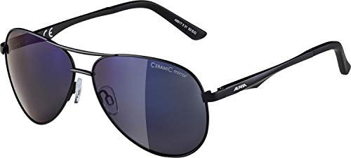 ALPINA Unisex - Erwachsene, A 107 Sonnenbrille, black matt, One size