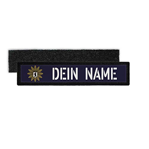 Copytec Patch Namens-Schild Polizei Berlin Klett Streifen personalisiert Namen #36081
