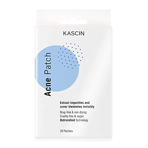 KASCIN Premium Pickel Patch Hydrocolloid - 39 Akne Patches - Made in Korea - Pimple Acne Patch Pflaster in zwei Größen: 24 x 12mm Ø und 15 x 10mm Ø by Stryze Group