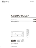 SONY DVP-CX850D CD/DVD Player. [Bedienungsanleitung (DE) / Mode d'emploi (FR)]