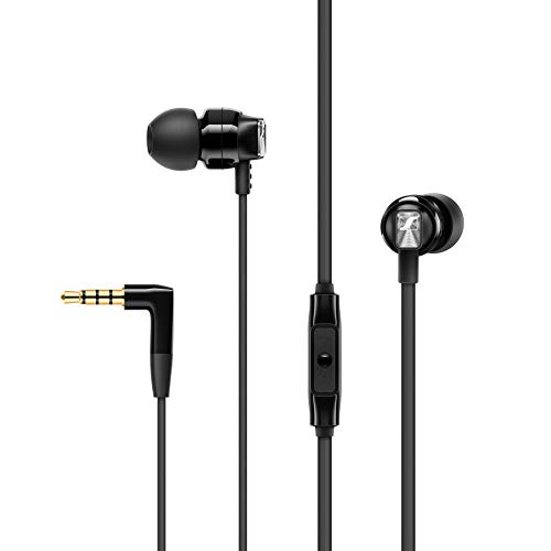 Sennheiser CX 300S In-Ear-Kopfhörer mit EIN-Tasten-Fernbedienung Schwarz