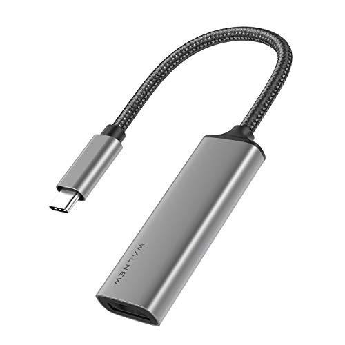 USB C auf HDMI Adapter (4K@60Hz), WALNEW USB Typ C auf HDMI Adapter (Thunderbolt 3 kompatibel), HDMI auf USB C Adapter für MacBook Pro / Air, iPad Pro, Pixelbook, Samsung Galaxy und mehr (Gray)