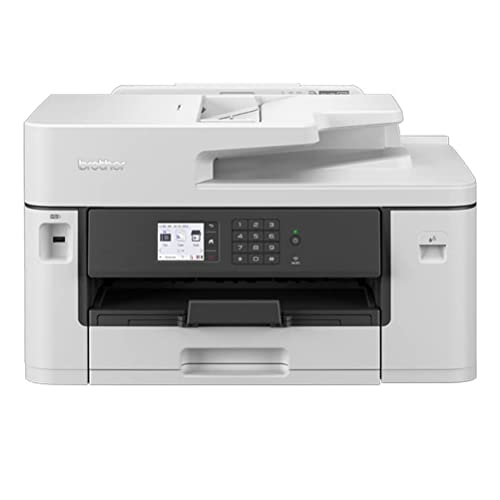 Brother MFC-J5340DW 4-in-1 Farbtintenstrahl-Multifunktionsgerät (250 Blatt Papierkassette, Drucker, Scanner, Kopierer, Fax), Weiß