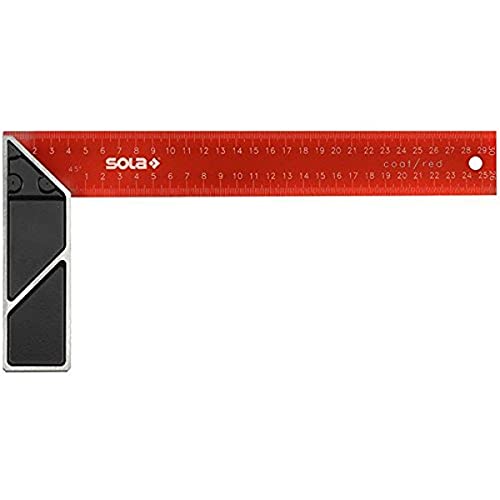 Sola 56014501 Schreinerwinkel SRC 500' rot beschichtet in schwarz