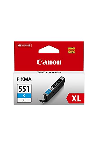 Canon CLI-551 XL C Druckertinte - Cyan hohe Reichweite 11 ml für PIXMA Tintenstrahldrucker ORIGINAL