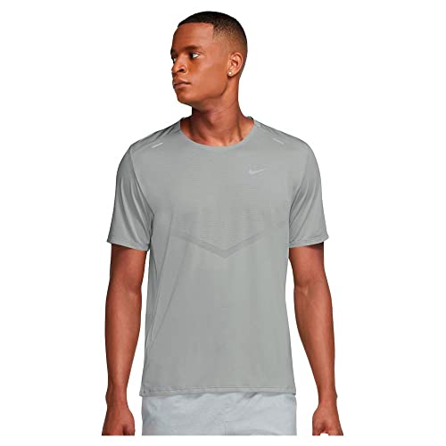Nike Df Rise T-Shirt Smoke Grey/Reflective Silv S