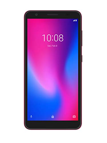 ZTE Smartphone Blade A3 2020 (13.84 cm (5,45 Zoll) HD+ Display, 4G LTE, 1GB RAM und 32GB interner Speicher, 8MP Hauptkamera und 5MP Frontkamera, Dual-SIM, Android P Go) rot