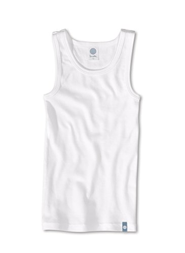 Sanetta Shirt o.Arm FR 300000 Jungen Unterwäsche/Unterhemden, Gr.140, Weiß(10)