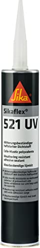 Sikaflex-521 UV Witterungsbeständiger haftstarker Dichtstoff 300ml Schwarz (Alte Version - Neu Sikaflex-522)