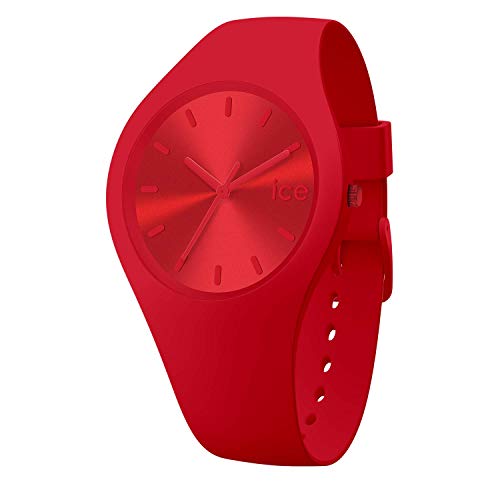 Ice-Watch - ICE colour Spicy - Rote Herren/Unisexuhr mit Silikonarmband - 017912 (Medium)