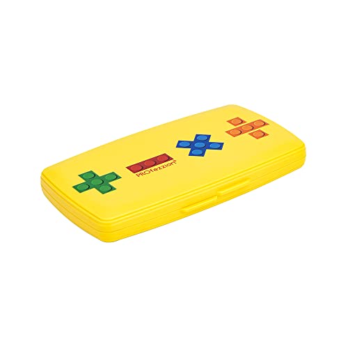 PROfezzion 36 Slots Game Card Storage Holders Portable Switch Game Cartridge Case für 12 x NS (Nintendo Switch Game Cards) + 24 x TF (Micro SD SDHC SDXC) Karten, Gelb