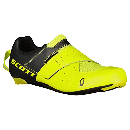 Scott Road Tri Sprint Triathlon Fahrrad Schuhe gelb/schwarz 2022: Größe: 43