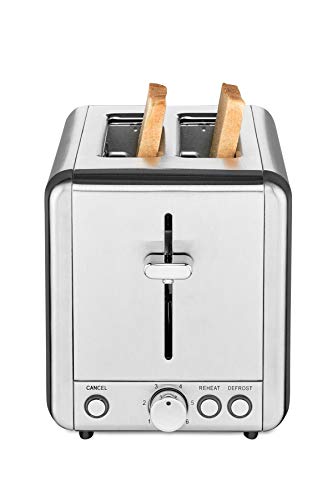 Solis Edelstahl-Toaster mit 2 extra großen Schlitzen, Krümelschublade, 925 Watt, Toaster Steel (Typ 8002), Silber