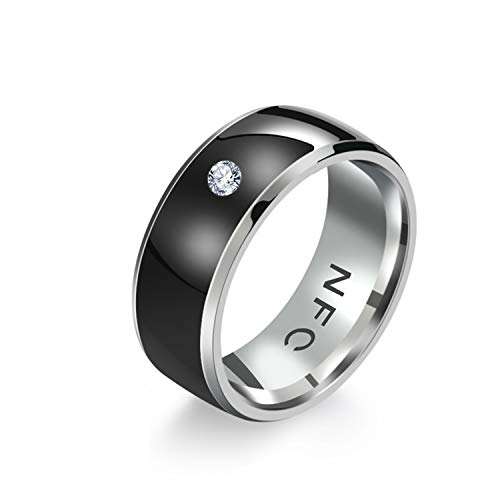 LPMGL Smart-Ring, multifunktionaler NFC-Fingerring, wasserdicht, tragbar, Smart-Ring, intelligente Technologie, Handy-Ausrüstung (12,B)