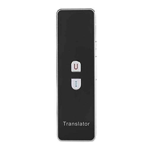 KUANDARGG Intelligenter Sprachübersetzer, 2,4 G kabelloser Taschen-Übersetzer, Zwei-Wege-Echtzeit-Gegensprechanlage, Taschen-Übersetzer