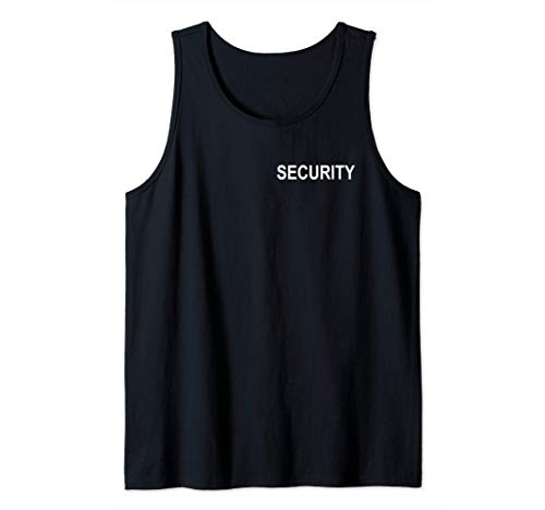 Security Shirt, Sicherheitsdienst, Wachdienst, Türsteher Tank Top
