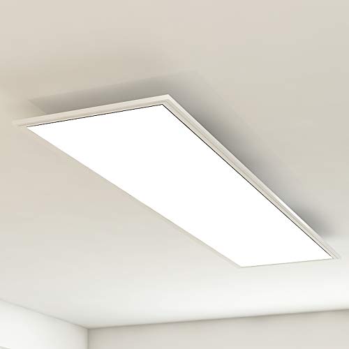 BRILONER – Deckenleuchte, LED Panel, Bürolampe, Deckenlampe, Neutralweißes Licht, 4.100 Lumen, 38W, 119.5 cm