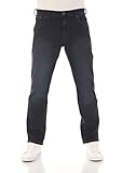 Wrangler Herren Jeans Regular Fit Texas Stretch Hose Blau Authentic Straight Jeanshose Denim Hose Baumwolle Blue w38, Farbe: Smoke Blue, Größe: 38W / 32L