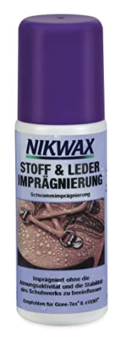 Nikwax Schuhpflegemittel Stoff und Leder Imprägnierung, transparent, 125 ml, 300160000
