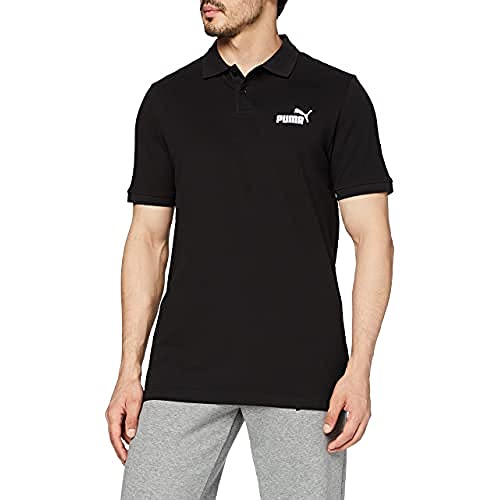 PUMA Herren ESS Pique Polo T-Shirt, Cotton Black, XL