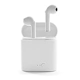 Wiltec Bluetooth-In-Ear-Kopfhörer Ohrhörer kabellos Bluetooth 5.0 mit Ladestation 210min Spielzeit