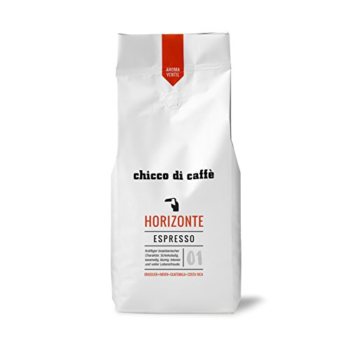 chicco di caffè I Espresso Horizonte I ganze Kaffeebohnen I 70% Arabica - 30% Robusta I schonend geröstet