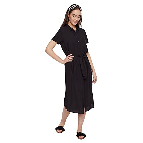 PIECES Damen Pccecilie Long Dress Noos Kleid, Black 1, L EU