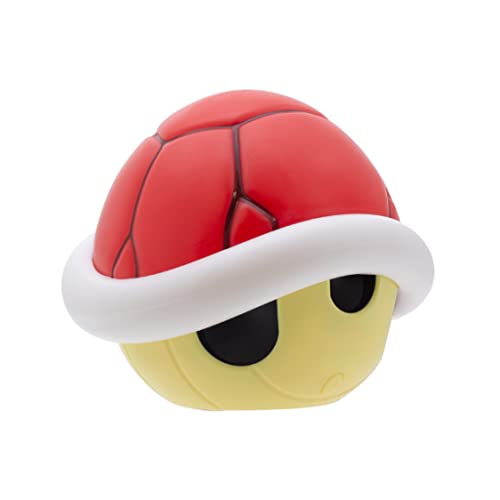 Paladone Super Mario Red Shell Light mit Sound | Gaming-Heimdekoration | Offiziell lizenzierte Nintendo-Waren