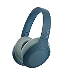 Sony WH-H910N kabellose High-Resolution Kopfhörer (Noise Cancelling, Bluetooth, Quick Attention Modus, bis zu 40 Std. Akkulaufzeit, Headset mit Mikrofon für Telefon & PC/Laptop) blau
